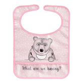 Bear bib, Rose - Koko-Kamel.com